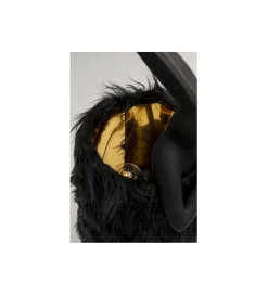 KDesign Lampa stołowa ANIMAL RABBIT FUR 50 cm czarno złota