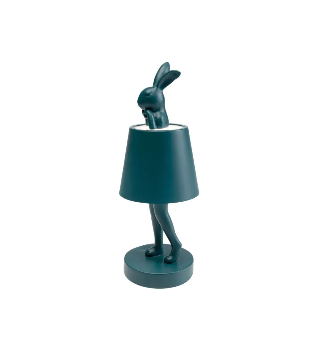 KDesign Lampa stołowa ANIMAL RABBIT LED 29 cm niebieska