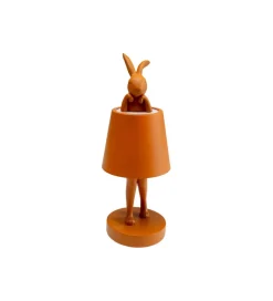 KDesign Lampa stołowa ANIMAL RABBIT LED 29 cm pomarańczowa