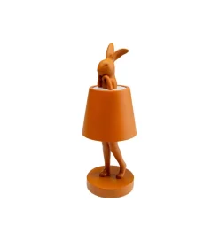 KDesign Lampa stołowa ANIMAL RABBIT LED 29 cm pomarańczowa