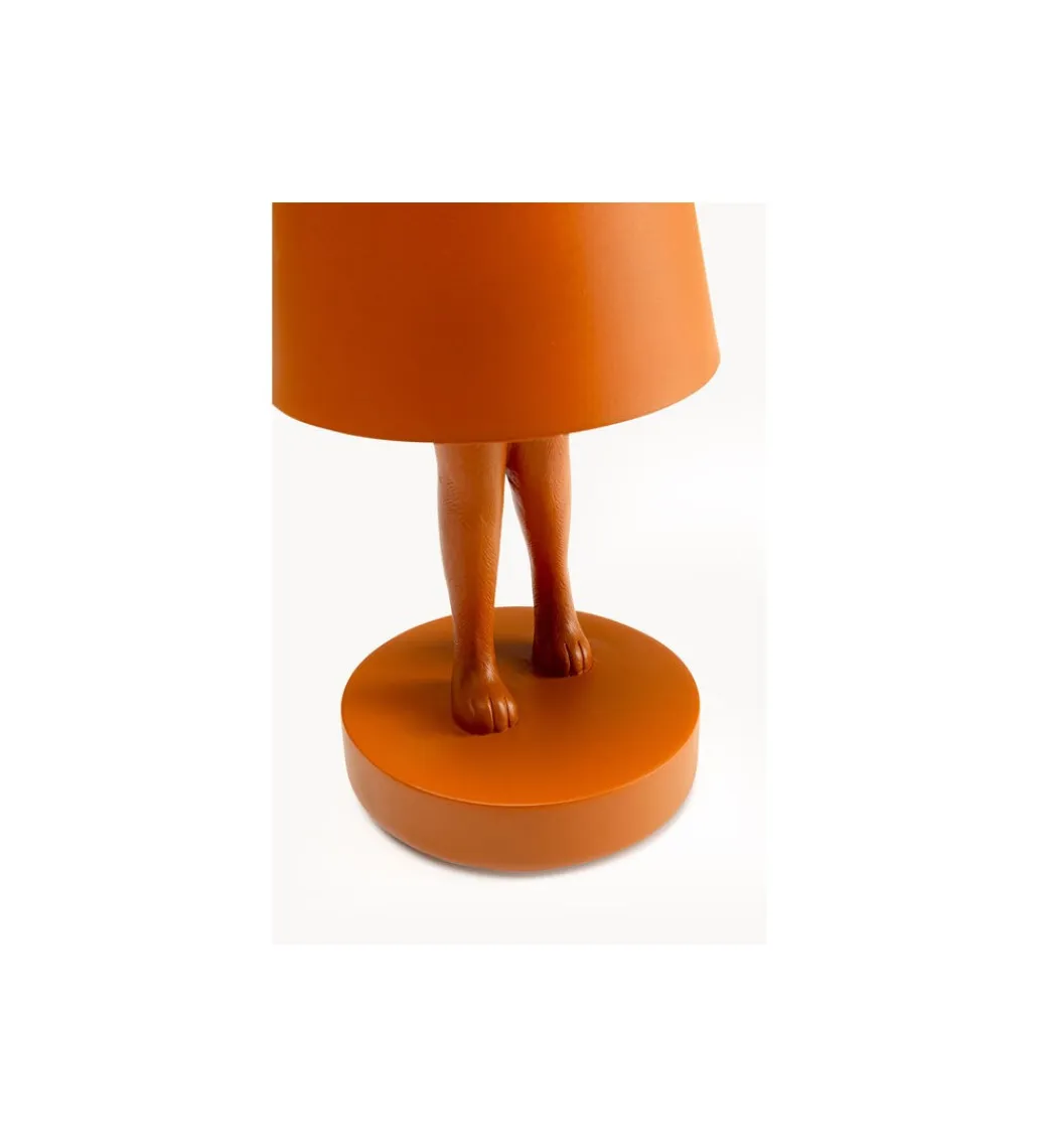 KDesign Lampa stołowa ANIMAL RABBIT LED 29 cm pomarańczowa