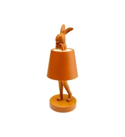 KDesign Lampa stołowa ANIMAL RABBIT LED 29 cm pomarańczowa