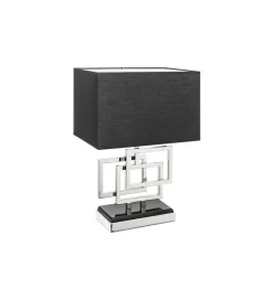 Invicta Interior Lampa stołowa ARIZONA 56 cm srebrna