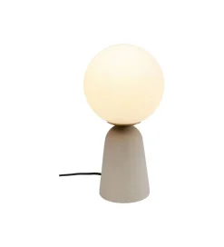 KDesign Lampa stołowa BOLLIE 33 cm beżowa