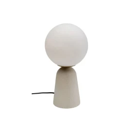 KDesign Lampa stołowa BOLLIE 33 cm beżowa