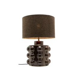 KDesign Lampa stołowa CALAMARO 58 cm klosz bouclé
