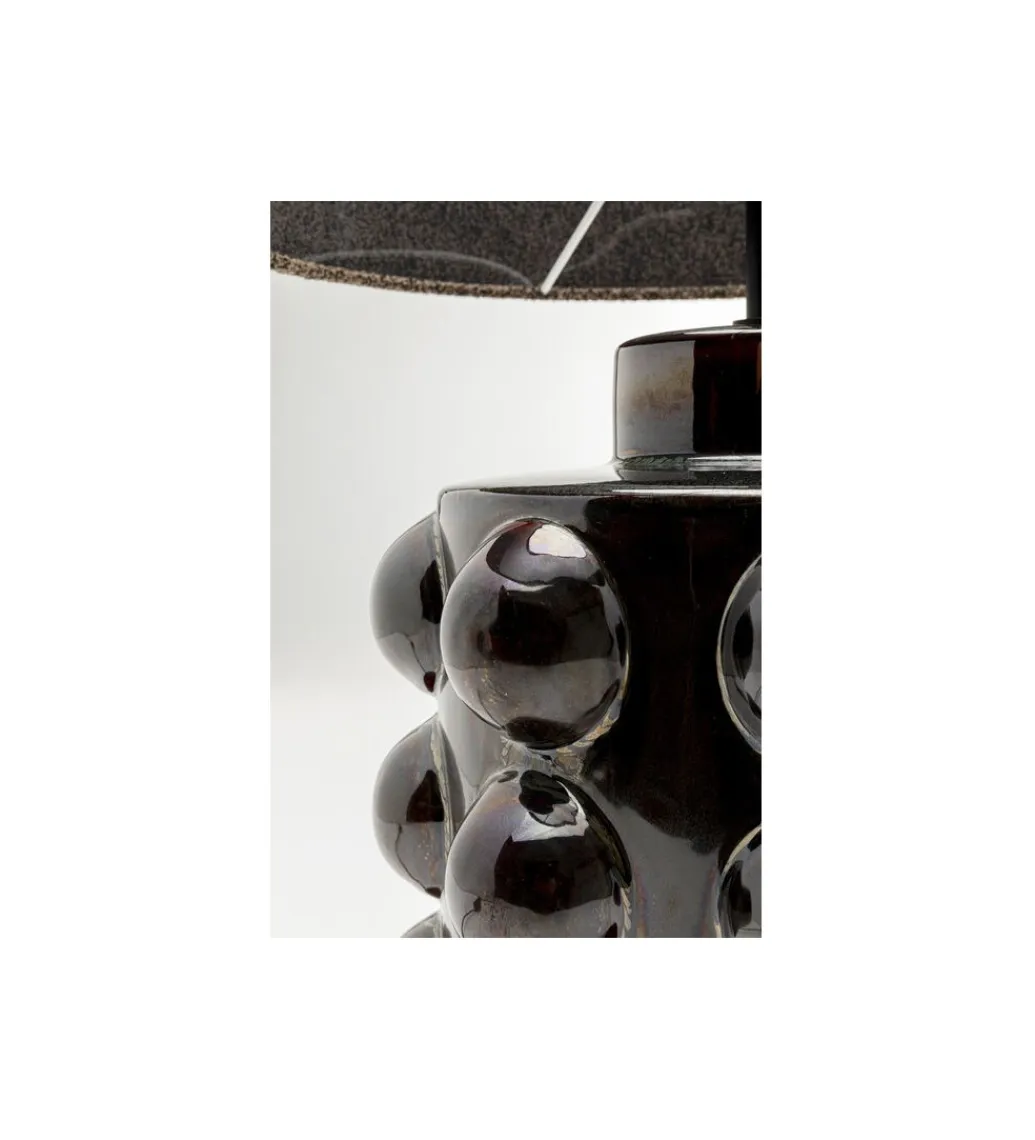 KDesign Lampa stołowa CALAMARO 58 cm klosz bouclé
