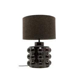 KDesign Lampa stołowa CALAMARO 58 cm klosz bouclé