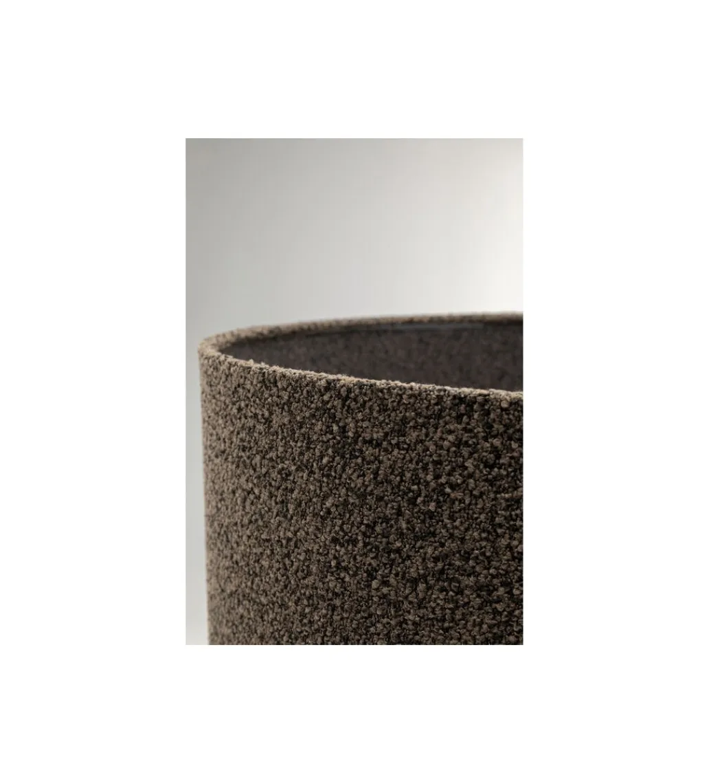 KDesign Lampa stołowa CALAMARO 58 cm klosz bouclé