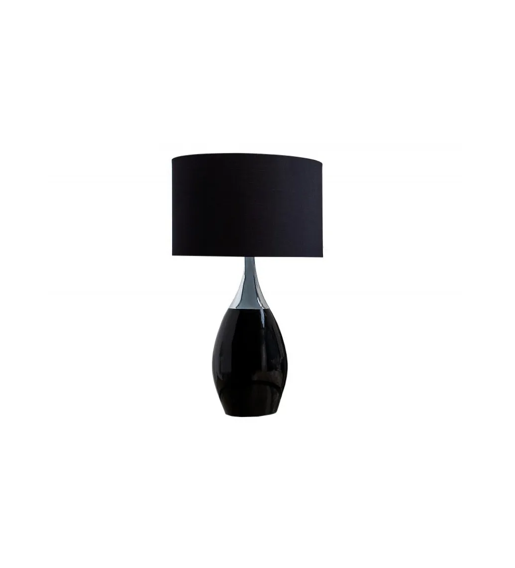 Invicta Interior Lampa stołowa Carla 60 cm czarna
