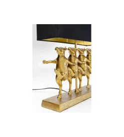 KDesign Lampa stołowa DANCING COWS złota