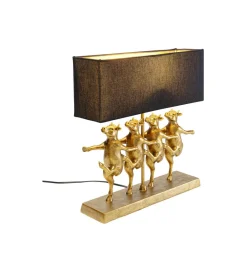 KDesign Lampa stołowa DANCING COWS złota