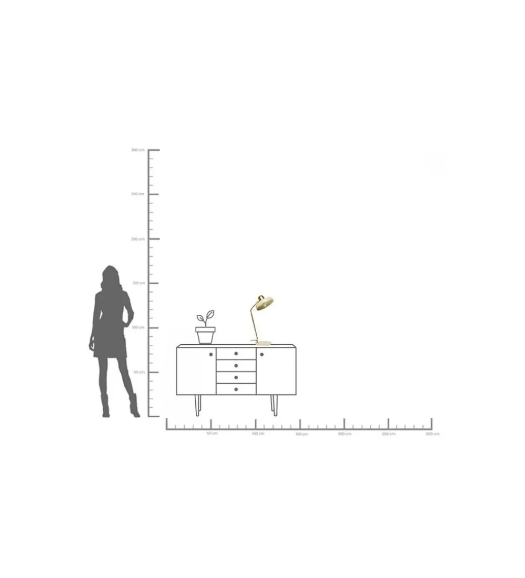 KDesign Lampa stołowa DEMI 56 cm jasnozielony