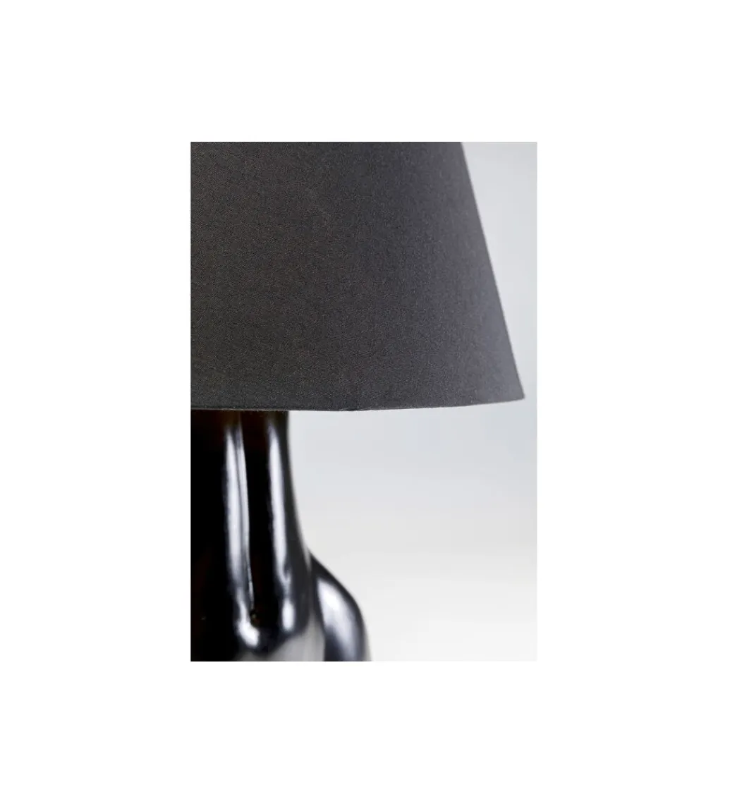 KDesign Lampa stołowa DONNA 48 cm czarna