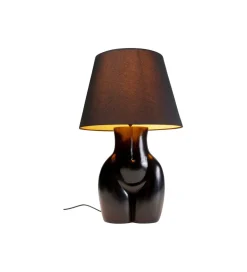 KDesign Lampa stołowa DONNA 48 cm czarna