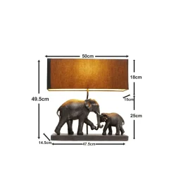 KDesign Lampa stołowa ELEPHANT FAMILY 50 cm