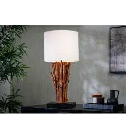 Invicta Interior Lampa stołowa EUPHORIA 60 cm naturalna