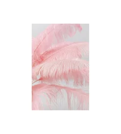 KDesign Lampa stołowa FEATHER PALM 60 Cm  Pióra różowa