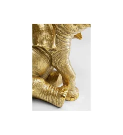 KDesign Lampa stołowa Happy Elefant 48 cm złoto czarna