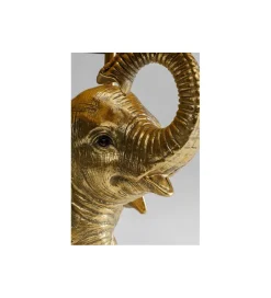 KDesign Lampa stołowa Happy Elefant 48 cm złoto czarna