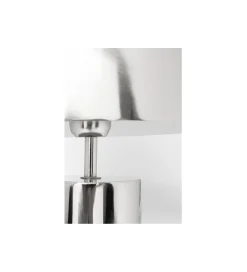KDesign Lampa stołowa LOUNGRY 38 cm srebrna