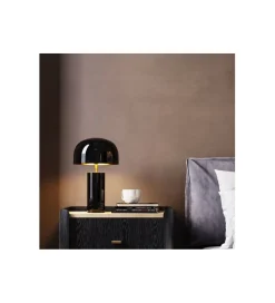 KDesign Lampa stołowa Loungy 38 cm czarna