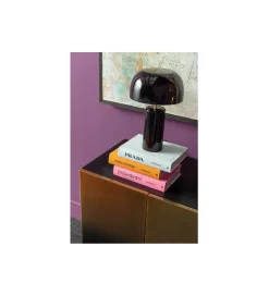KDesign Lampa stołowa Loungy 38 cm czarna