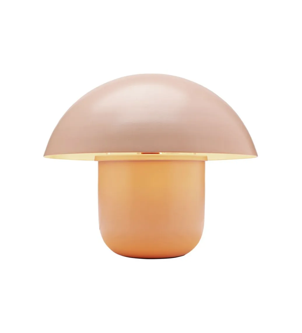 KDesign Lampa stołowa MUSHROOM 27 cm brzoskwiniowa