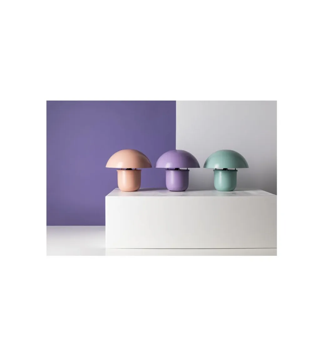 KDesign Lampa stołowa MUSHROOM 27 cm brzoskwiniowa