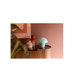 KDesign Lampa stołowa MUSHROOM 27 cm mat miętowy