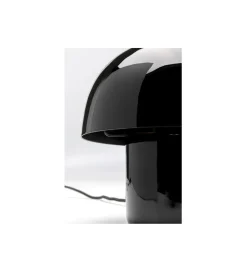 KDesign Lampa stołowa MUSHROOM SHINY 20 cm czarna