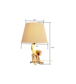 KDesign Lampa stołowa OCTOPUS 43 cm złota