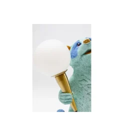 KDesign Lampa stołowa RACCOON 31 cm niebieska