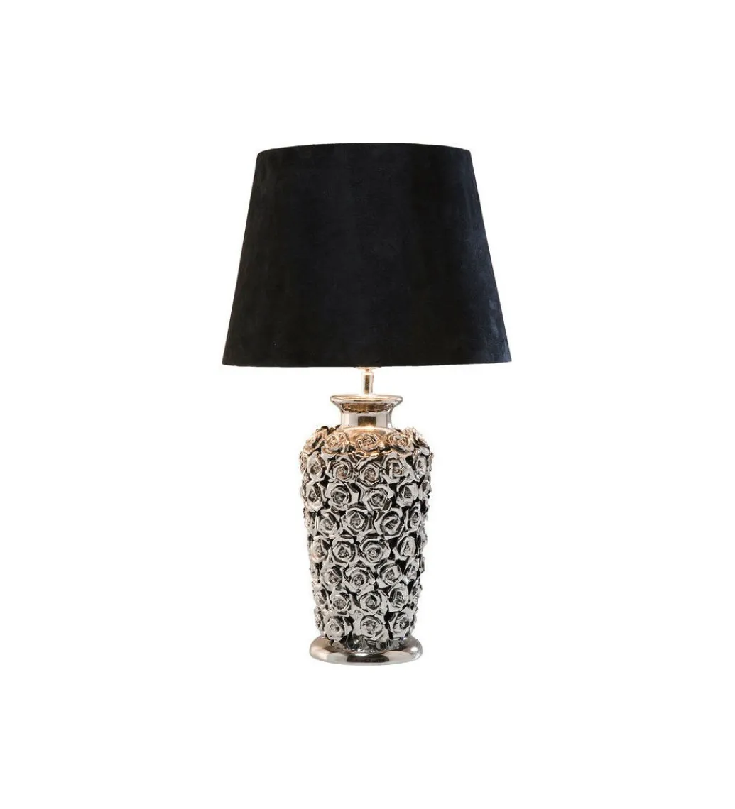 KDesign Lampa stołowa ROSE srebrna