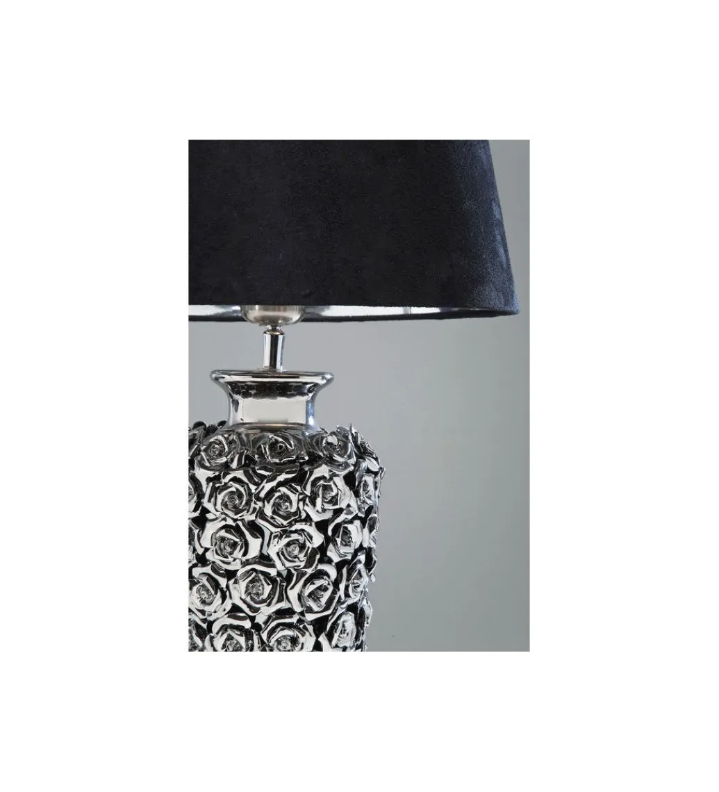 KDesign Lampa stołowa ROSE srebrna