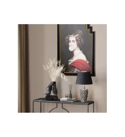 KDesign Lampa stołowa ROSE srebrna