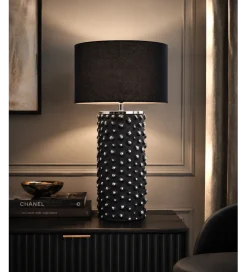 Belda Lampa stołowa SALZBURGO 62 cm czarna