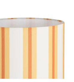 Zona-Design Lampa stołowa STRIPENMA 43 cm musztardowa kremowa