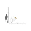 KDesign Lampa stołowa TOUCAN 42 cm złota