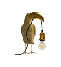 KDesign Lampa stołowa TOUCAN 42 cm złota