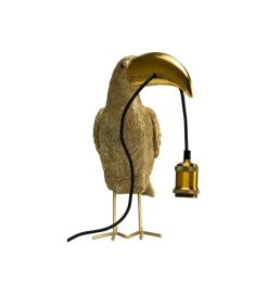KDesign Lampa stołowa TOUCAN 42 cm złota
