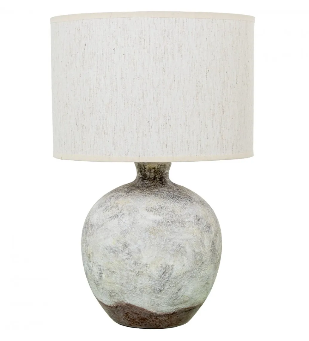 Exclusivas Lampa stołowa VENUS ceramika szara