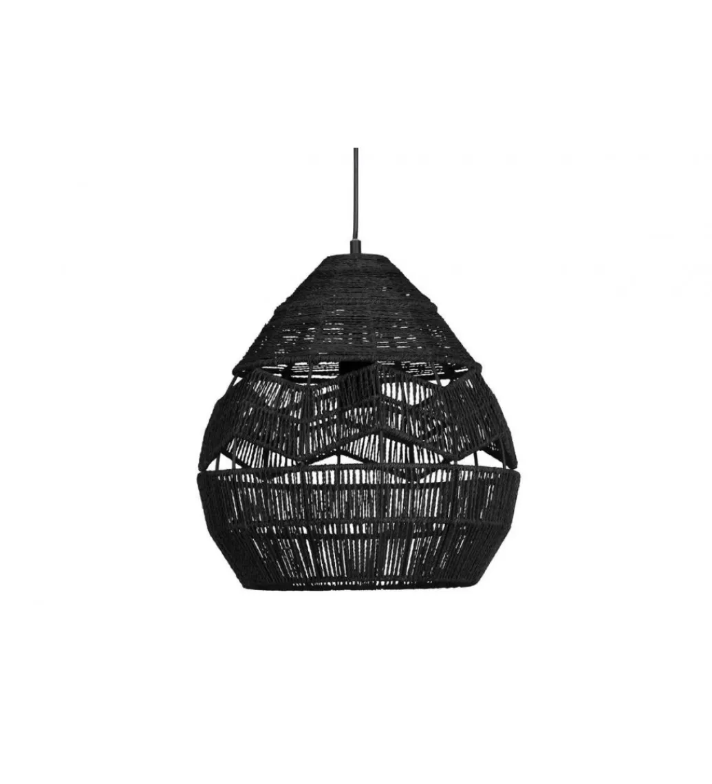 WOOOD Lampa wisząca ADELAIDE 35 cm czarna