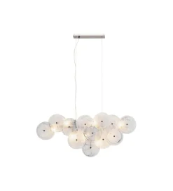 KDesign Lampa wisząca AQUAMARINE 121 cm chromowana