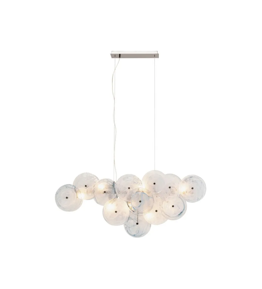 KDesign Lampa wisząca AQUAMARINE 121 cm chromowana
