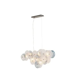 KDesign Lampa wisząca AQUAMARINE 121 cm chromowana