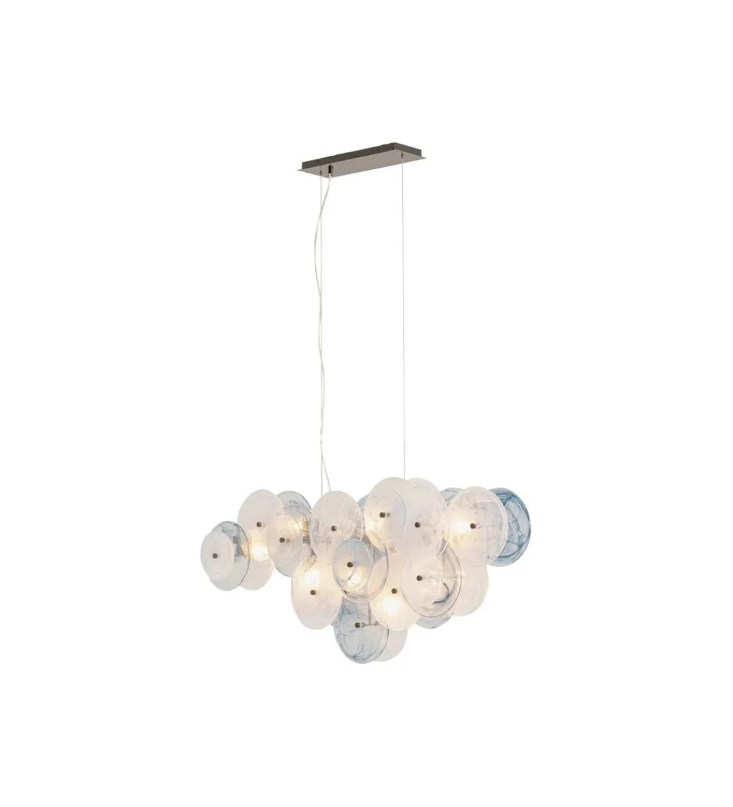 KDesign Lampa wisząca AQUAMARINE 121 cm chromowana