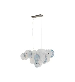 KDesign Lampa wisząca AQUAMARINE 121 cm chromowana