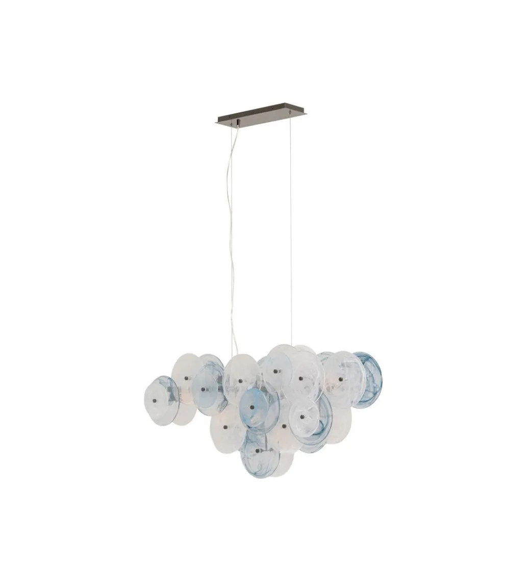 KDesign Lampa wisząca AQUAMARINE 121 cm chromowana