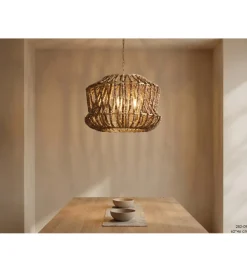 Belda Lampa wisząca ARUBA 66 cm naturalna